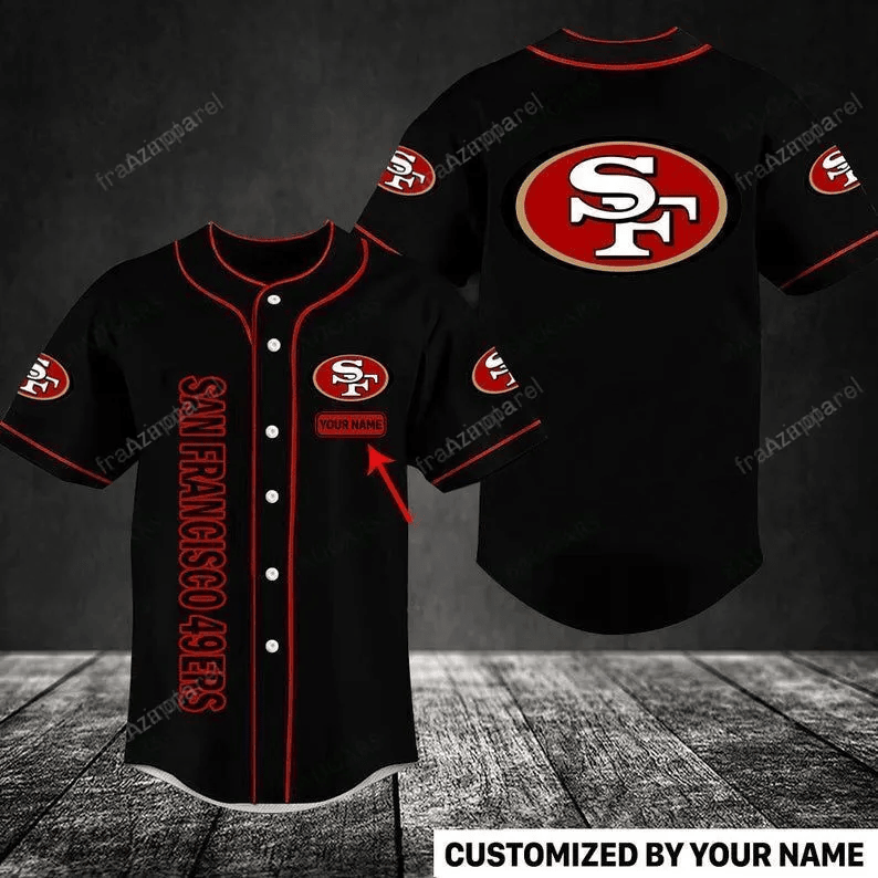 San Francisco 49Ers Personalized Baseball Jersey Shirt 32