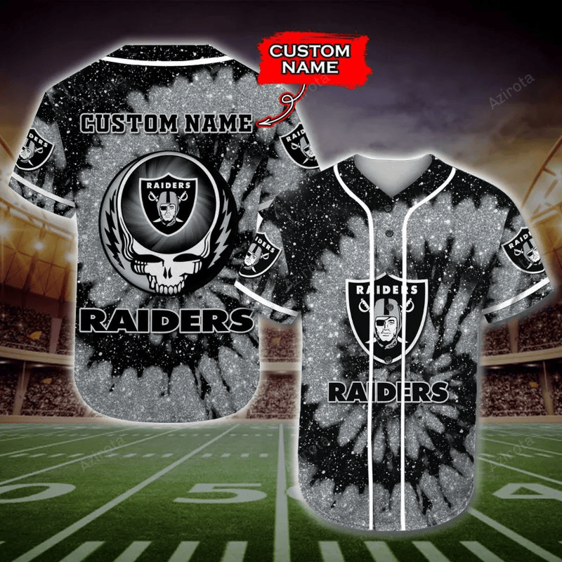 Las Vegas Raiders Baseball Jersey Gd Band Fan Gifts Custom Name Number