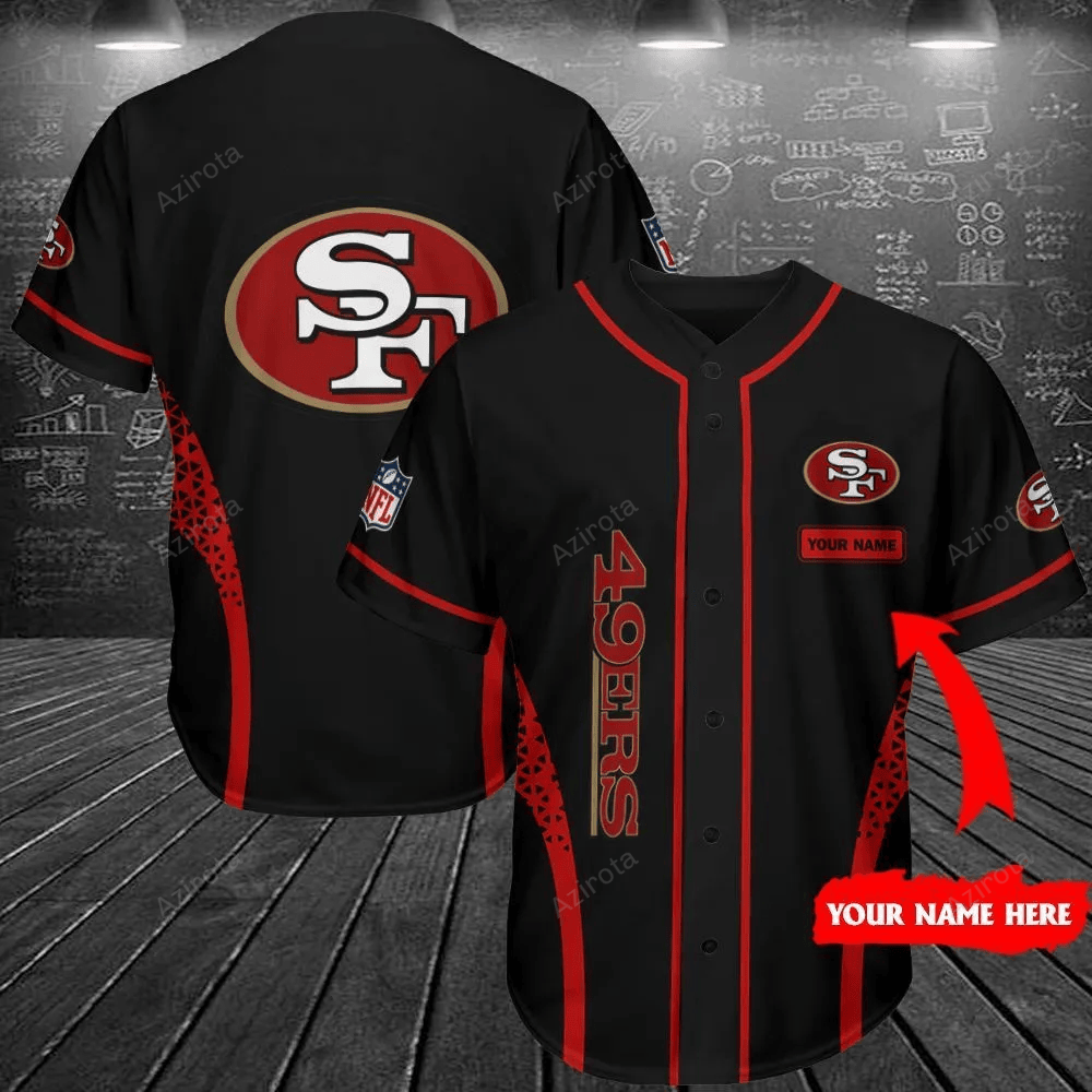 San Francisco 49Ers Personalized Baseball Jersey Shirt 181