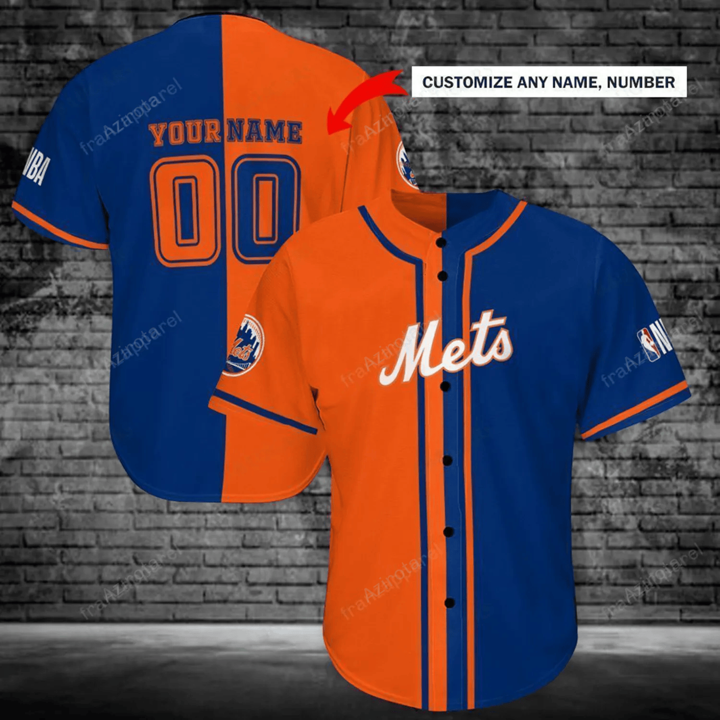 New York Mets Personalized Baseball Jersey Shirt 117