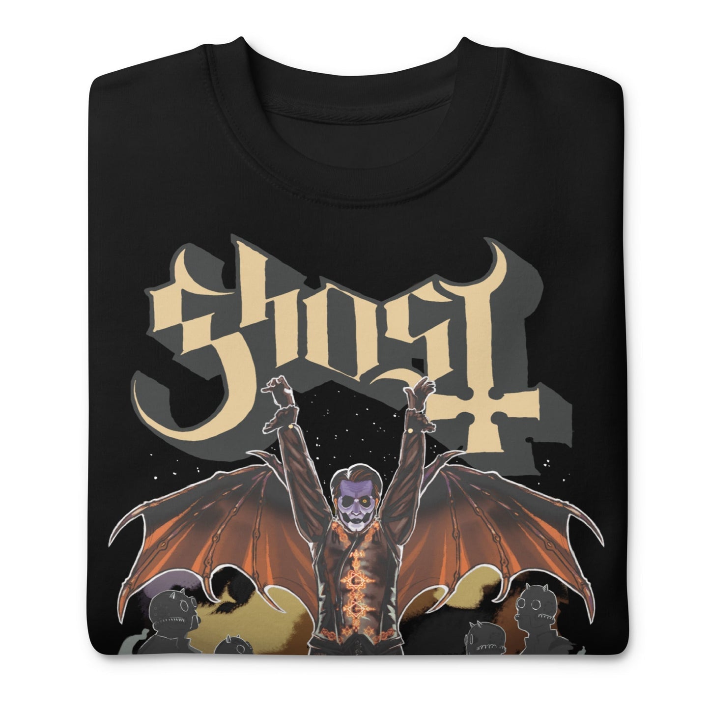 Ghost Fly Over Jumbo Print Sweatshirt