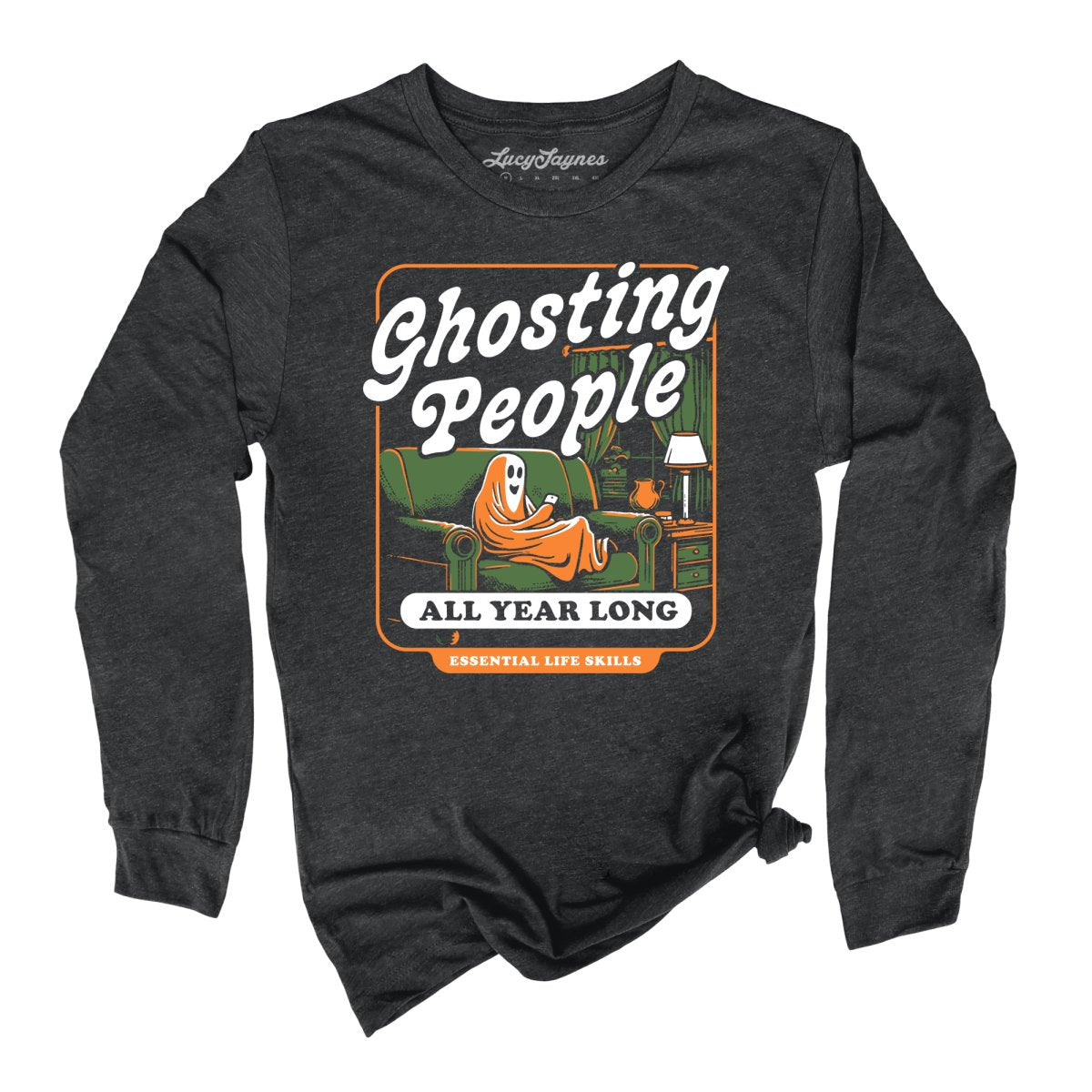 Ghosting People Long Sleeve Tee