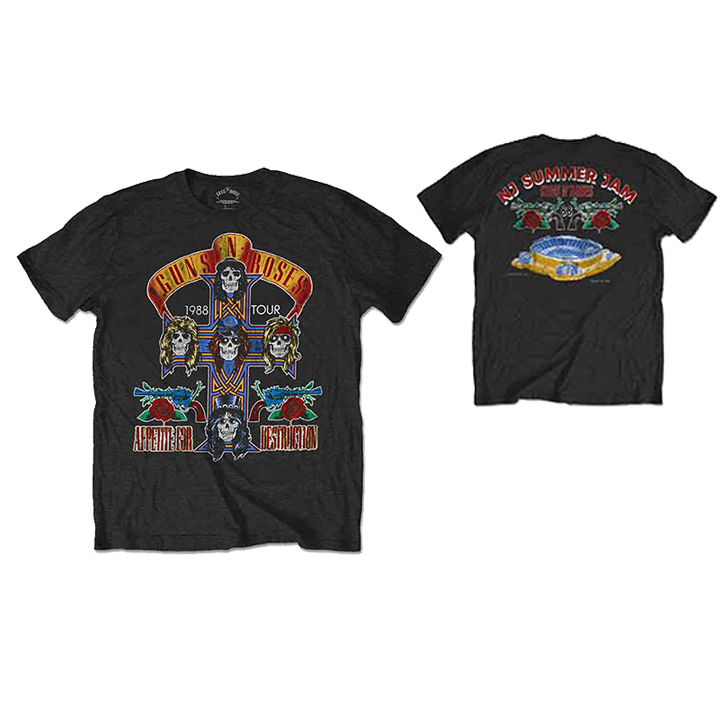 Guns N' Roses / NJ Summer Jam 1988 Tee