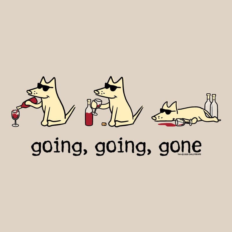 Going Going Gone - Ladies Curvy V-Neck Tee