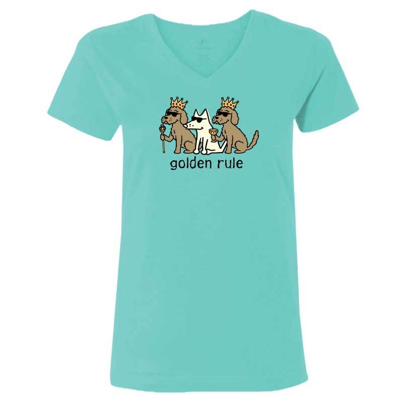 Golden Rule - Ladies T-Shirt V-Neck