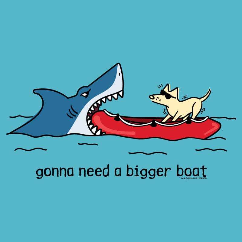 Gonna Need A Bigger Boat  - Ladies T-Shirt V-Neck