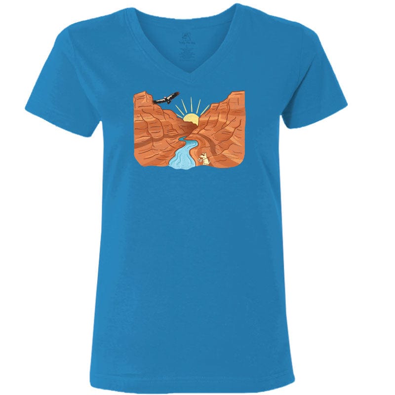 Grand Canyon - Ladies T-Shirt V-Neck