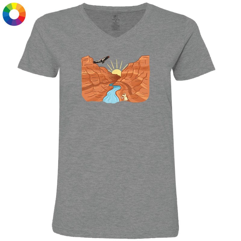 Grand Canyon - Ladies T-Shirt V-Neck