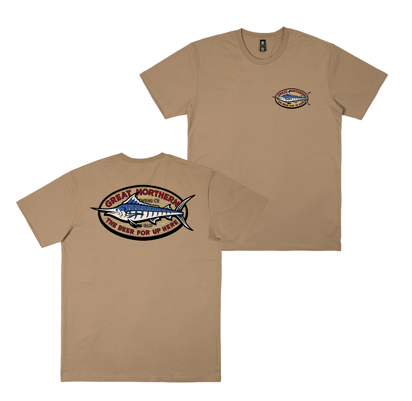 Angler Tee Tan