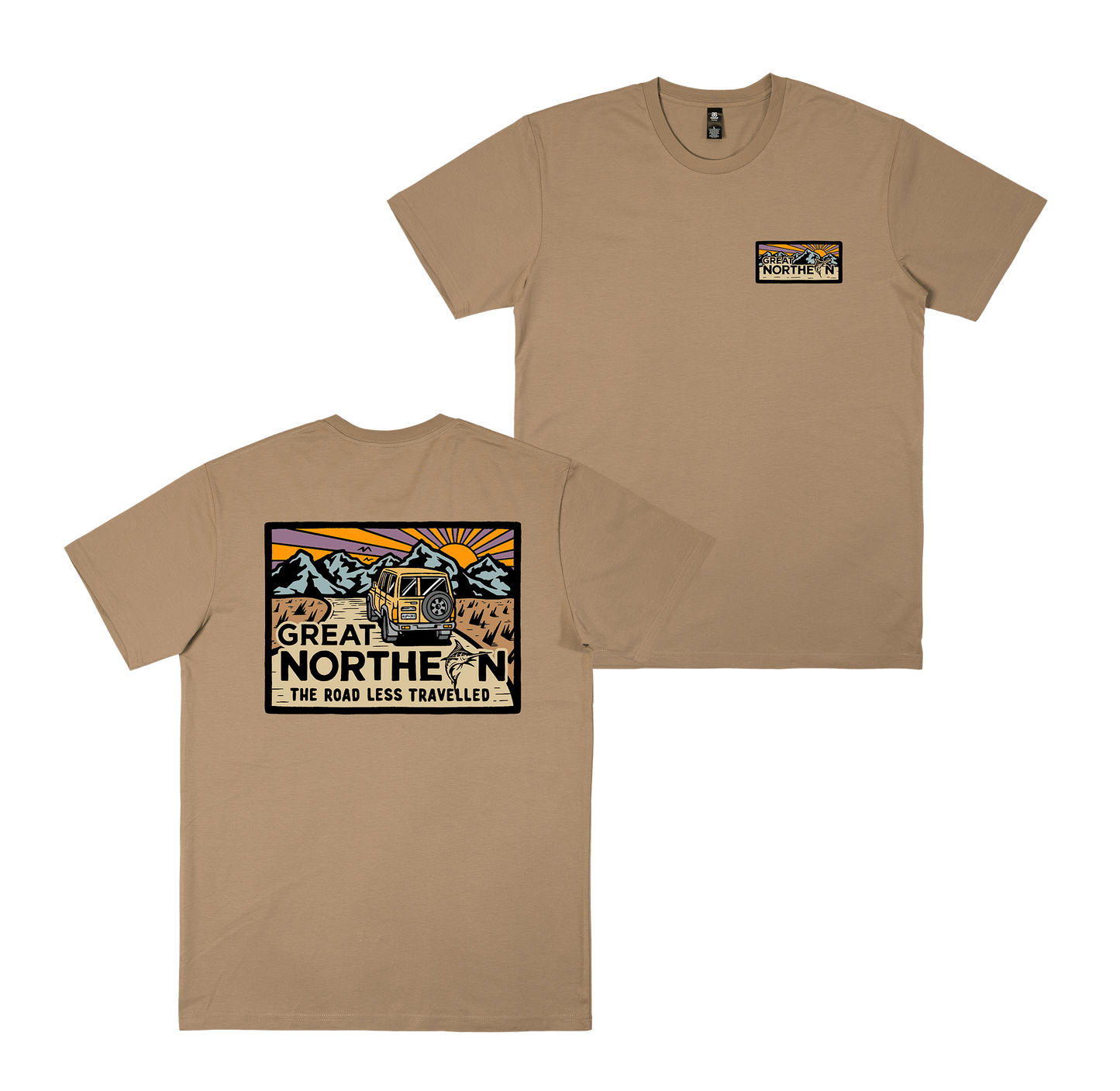 Dusty Trail Tee Tan