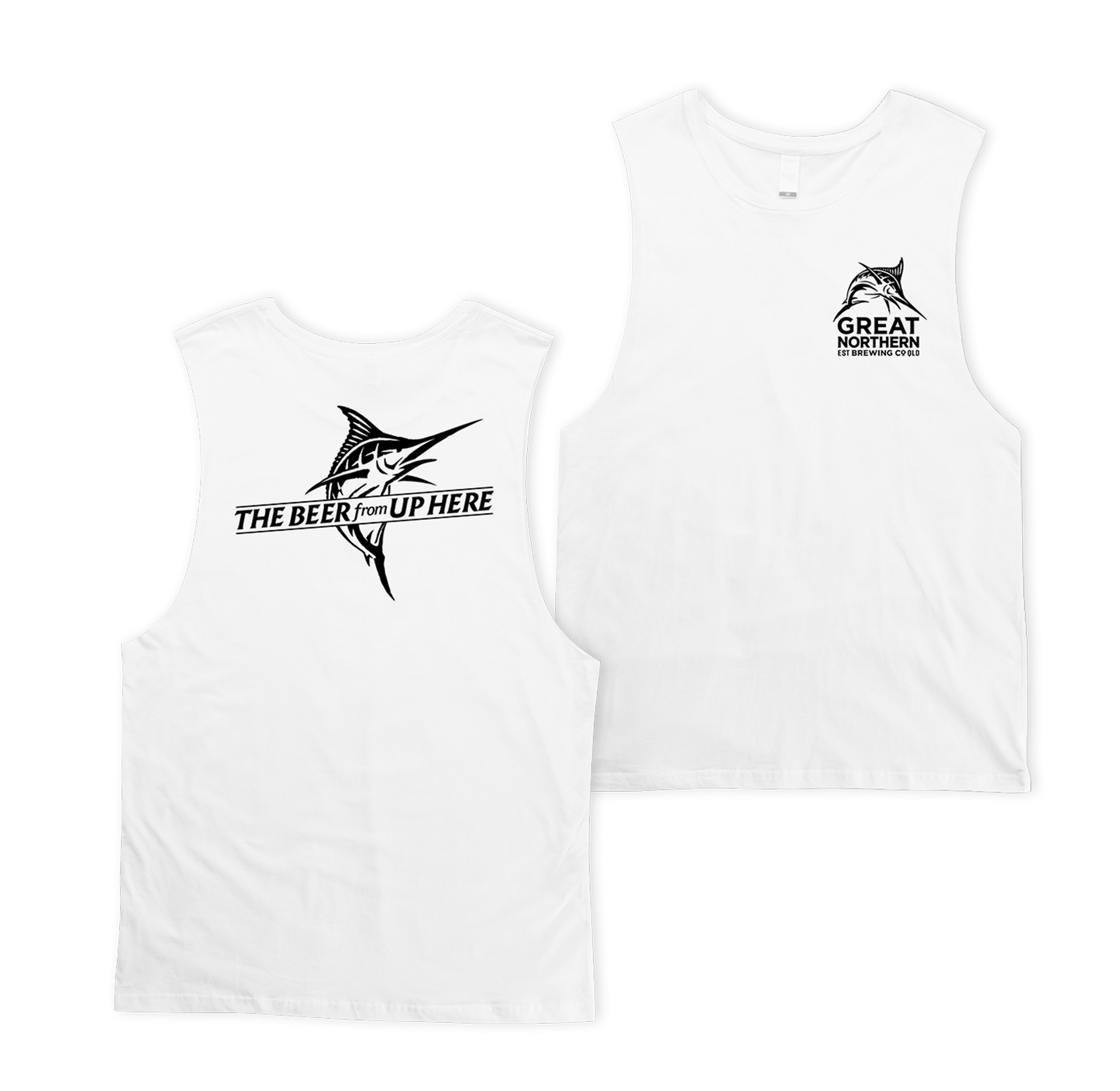 Marlin Strike Muscle Tee