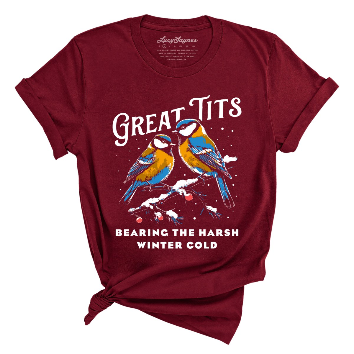 Great Tits Winter Cold Tee