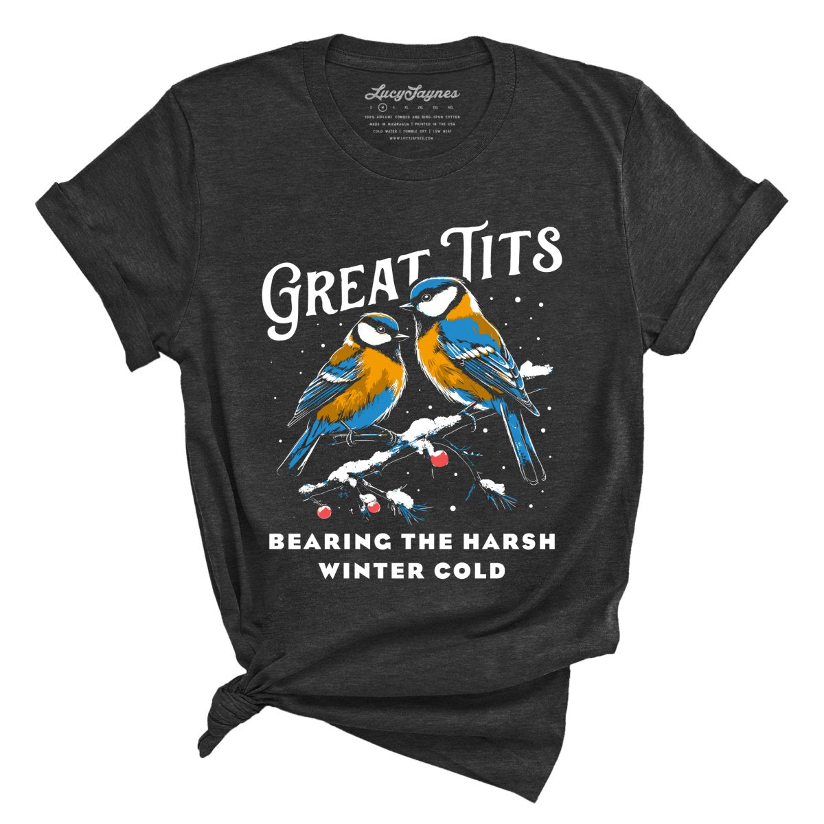 Great Tits Winter Cold Tee