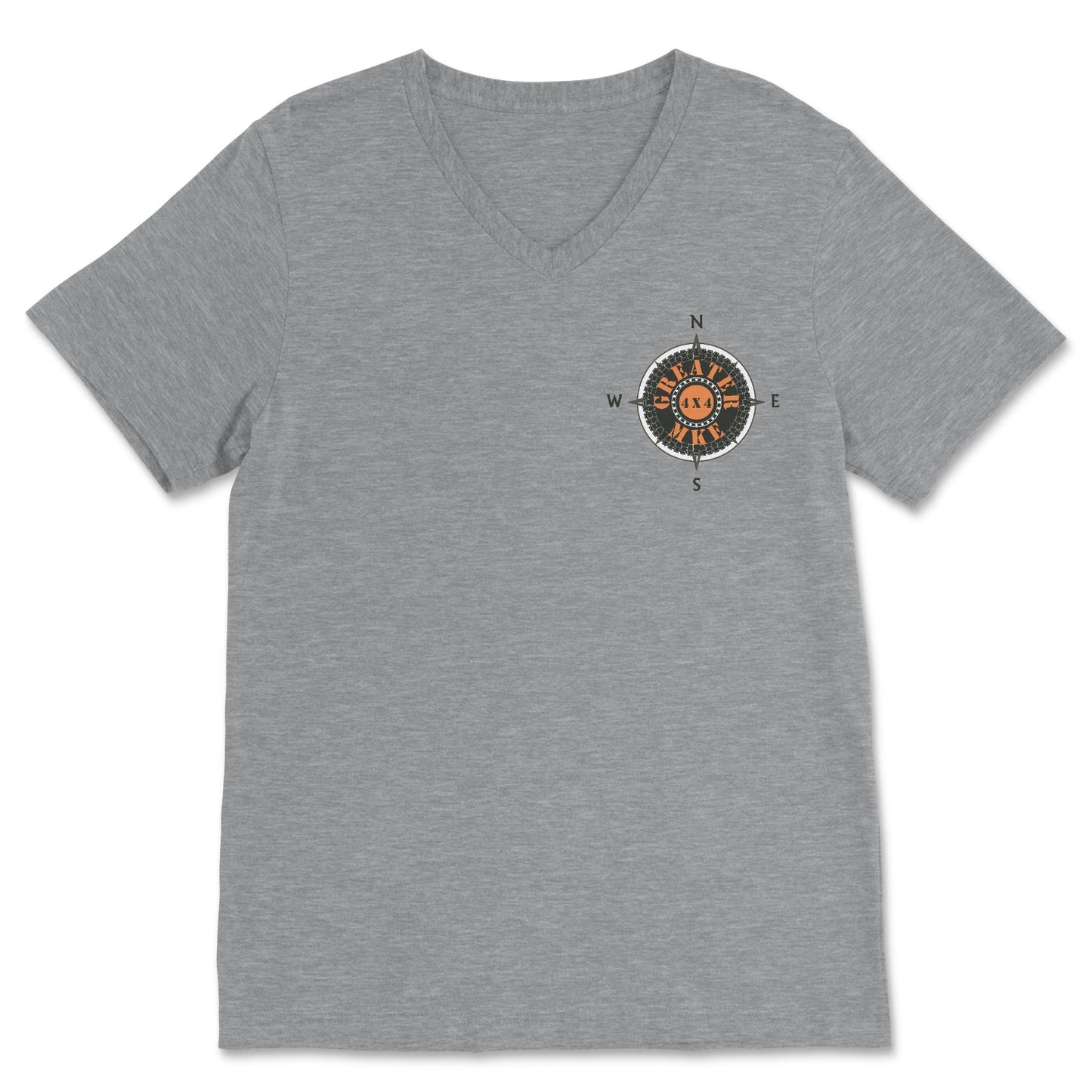 Greater MKE Women's V-Neck Tee