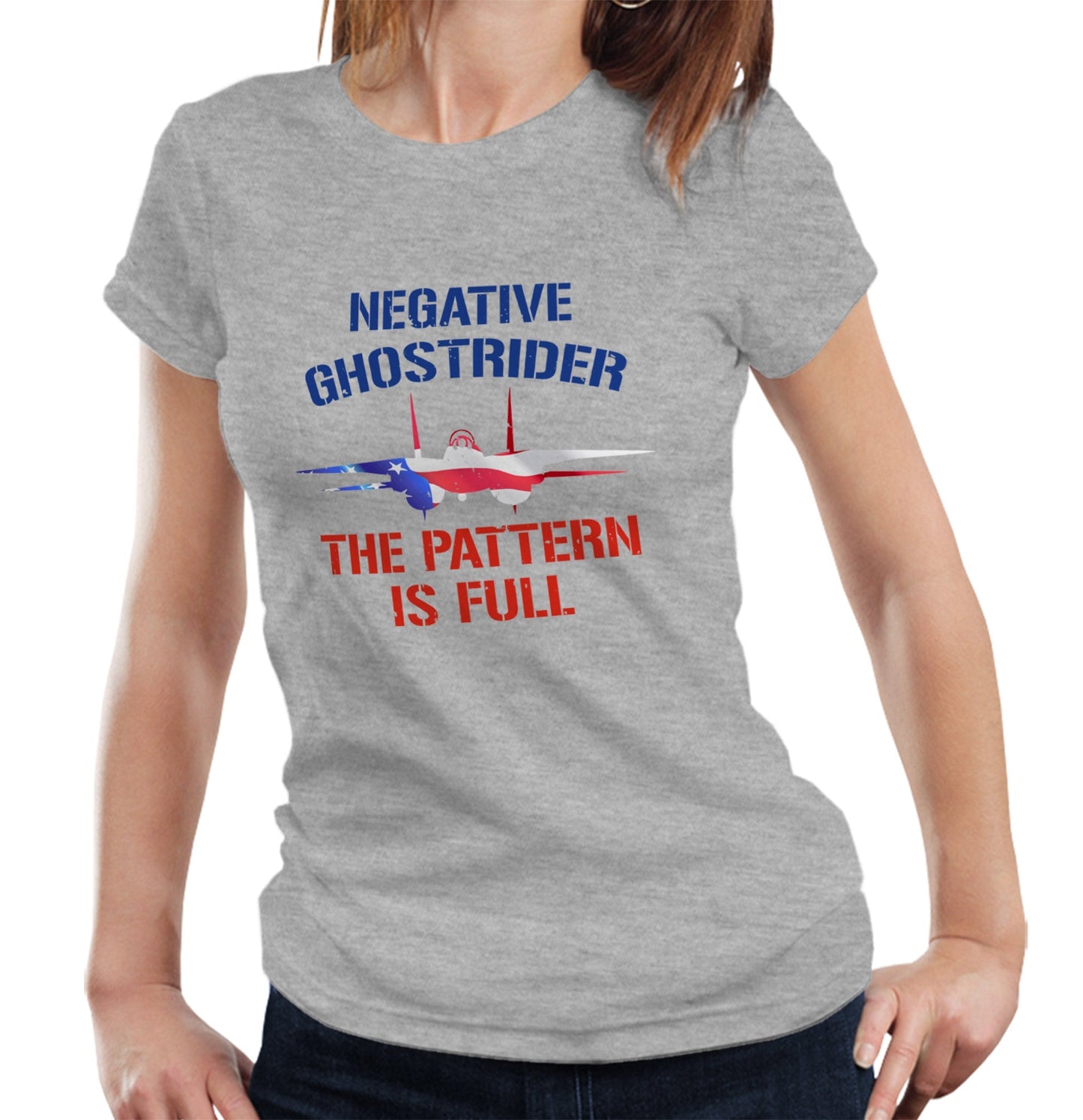 Negative Ghost Rider The Pattern Is Full Colour T Shirt Ladies