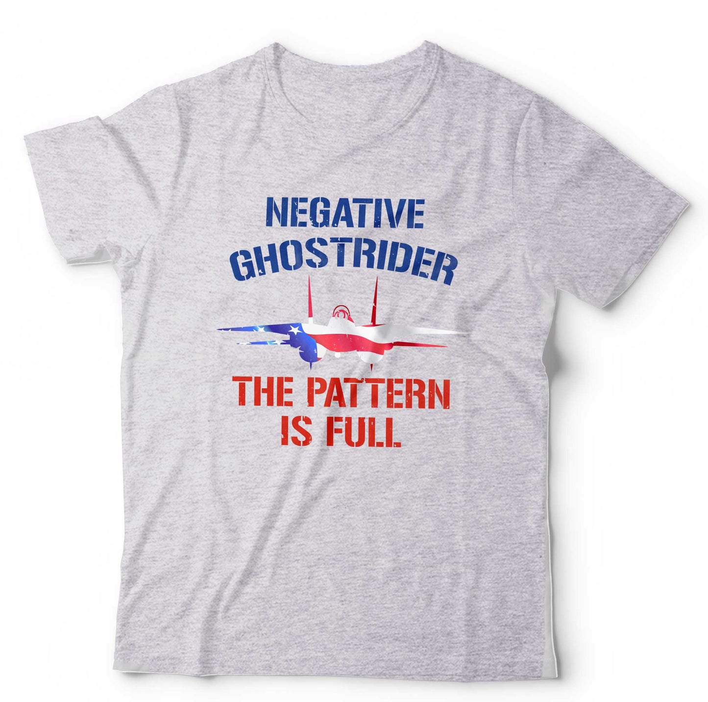 Negative Ghost rider The Pattern Is Full Colour Ã¢â‚¬â€œ Top Gun T-Shirt Unisex