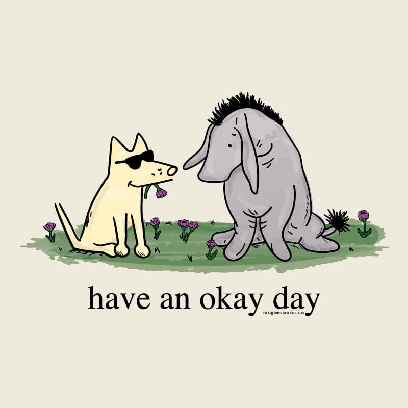 Have an Okay Day - Ladies T-Shirt V-Neck