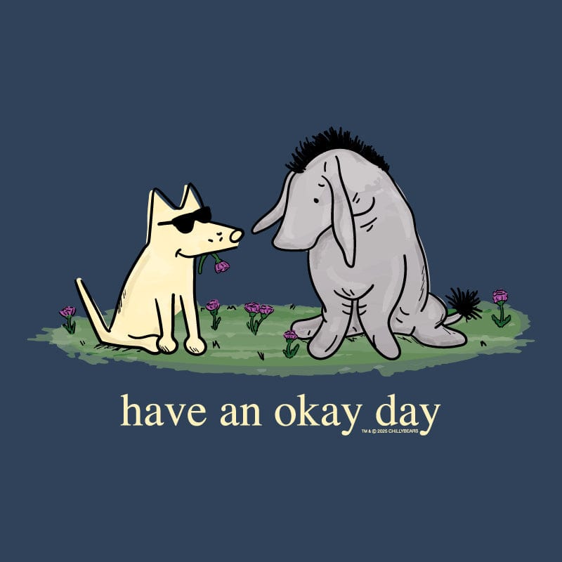 Have an Okay Day - Ladies T-Shirt V-Neck