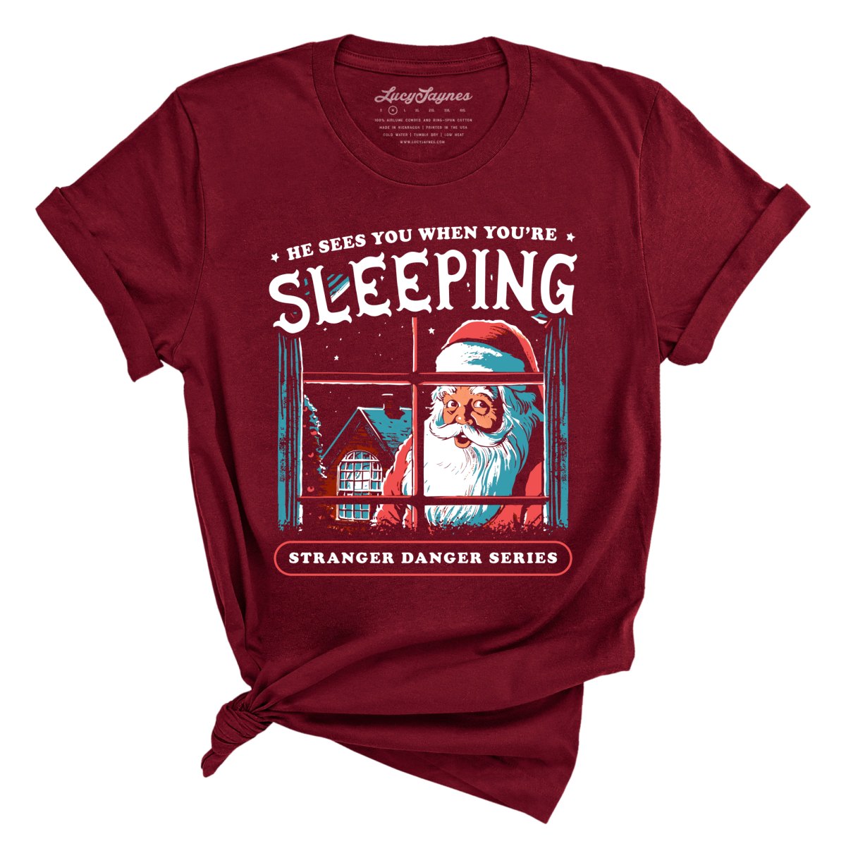 He Sees You When You're Sleeping Tee