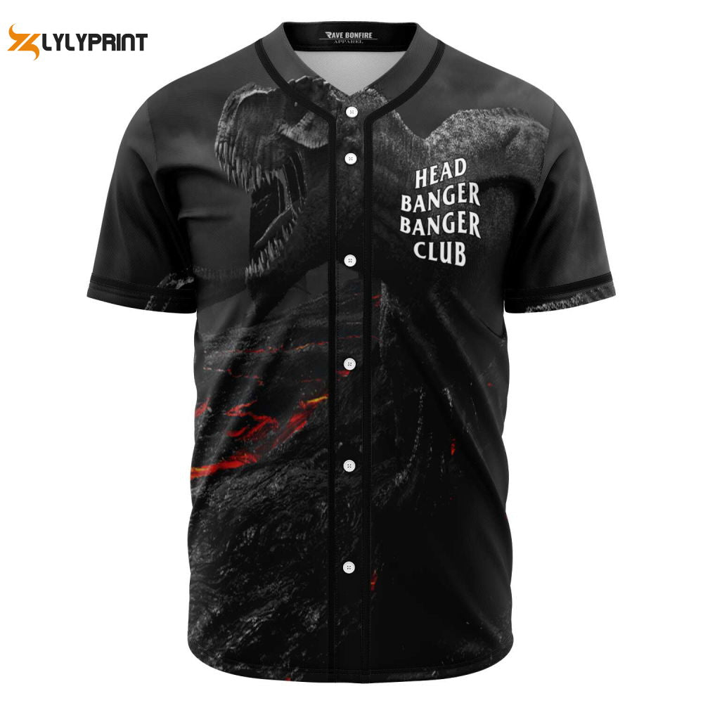 Head Banger Banger Club Baseball Jersey - lylyprint.com