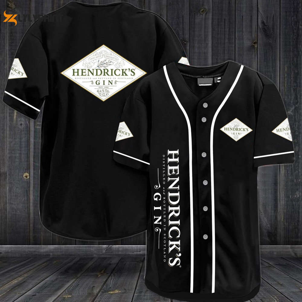 Hendrick's Gin Baseball Jersey - lylyprint.com