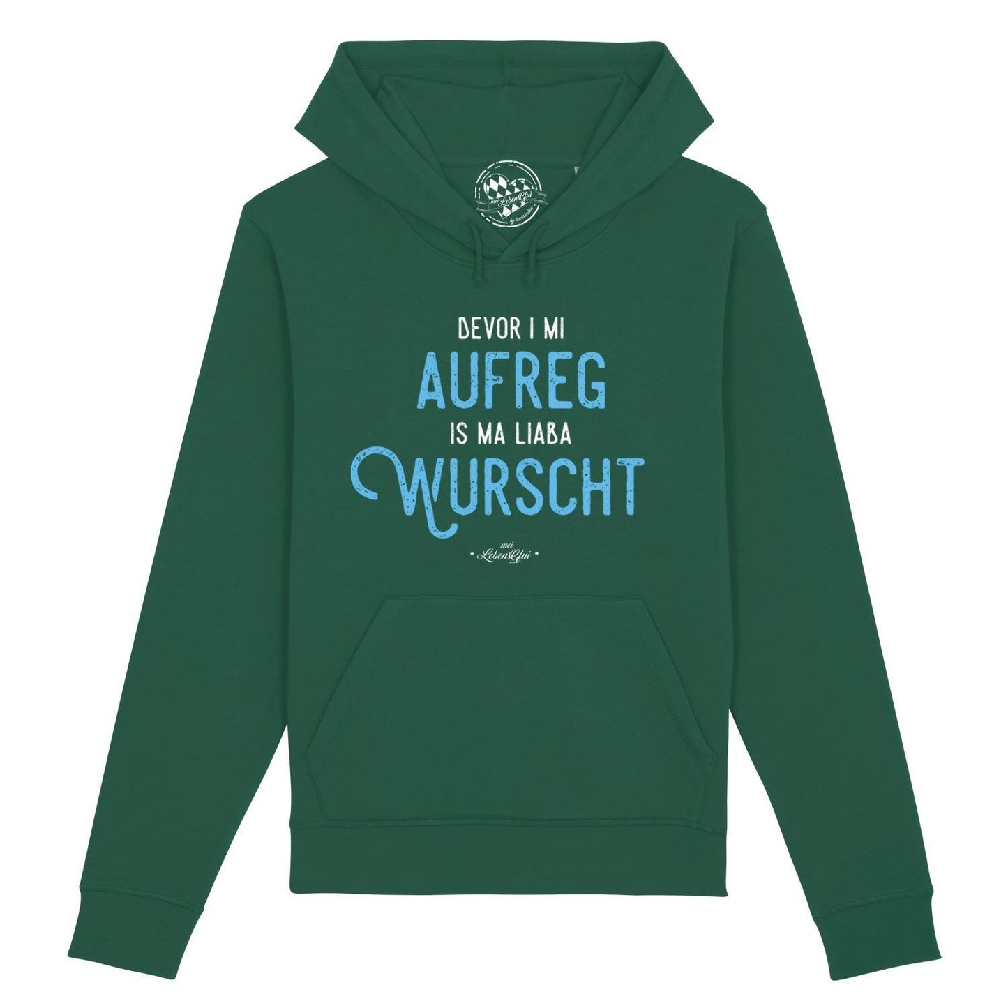 Herren Hoodie "Bevor i mi aufreg..."