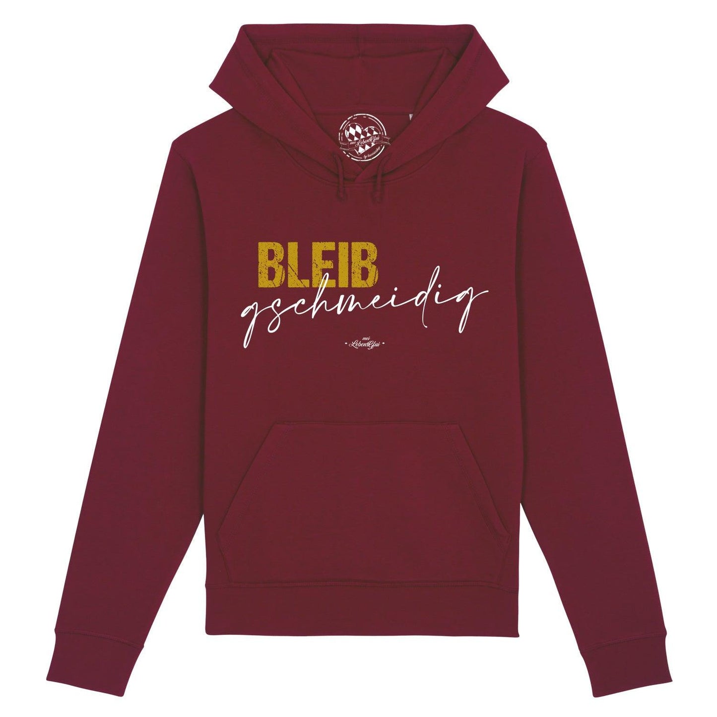Herren Hoodie "Bleib gschmeidig"