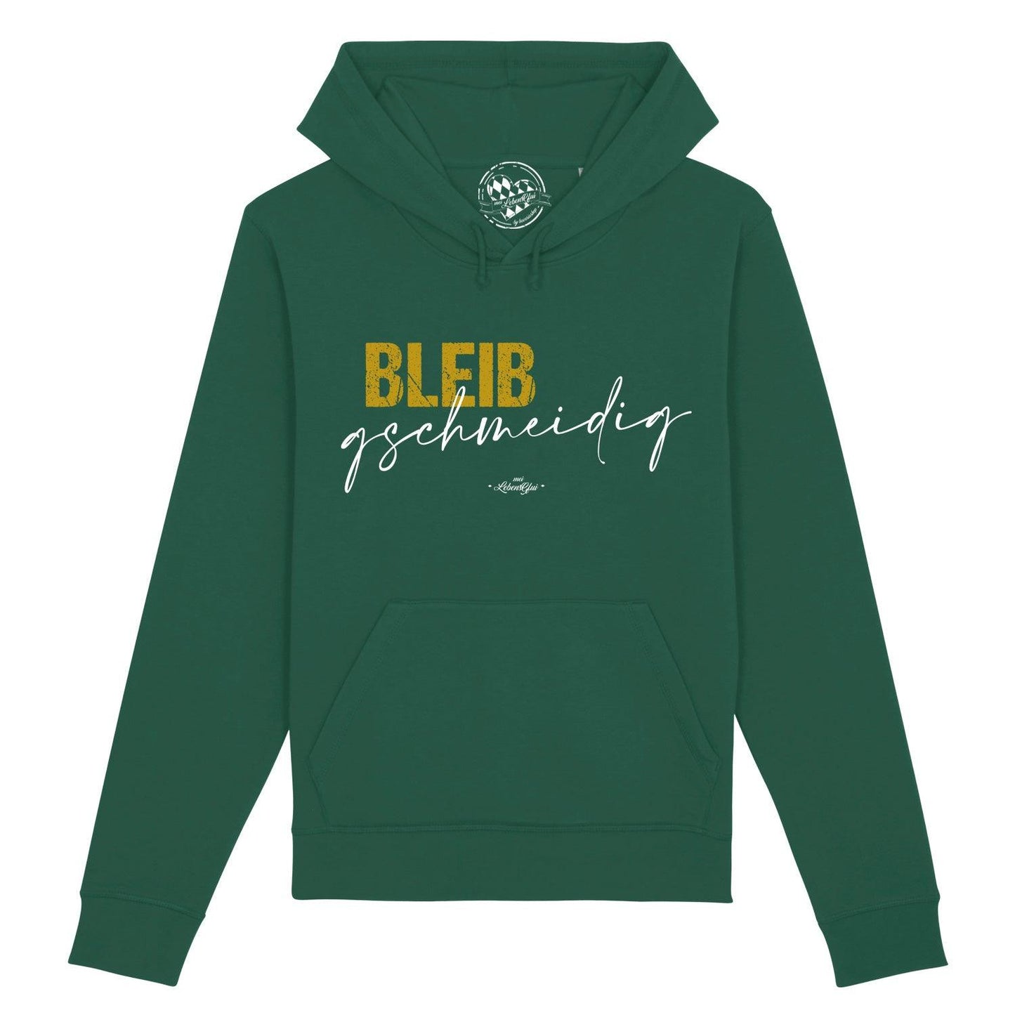 Herren Hoodie "Bleib gschmeidig"