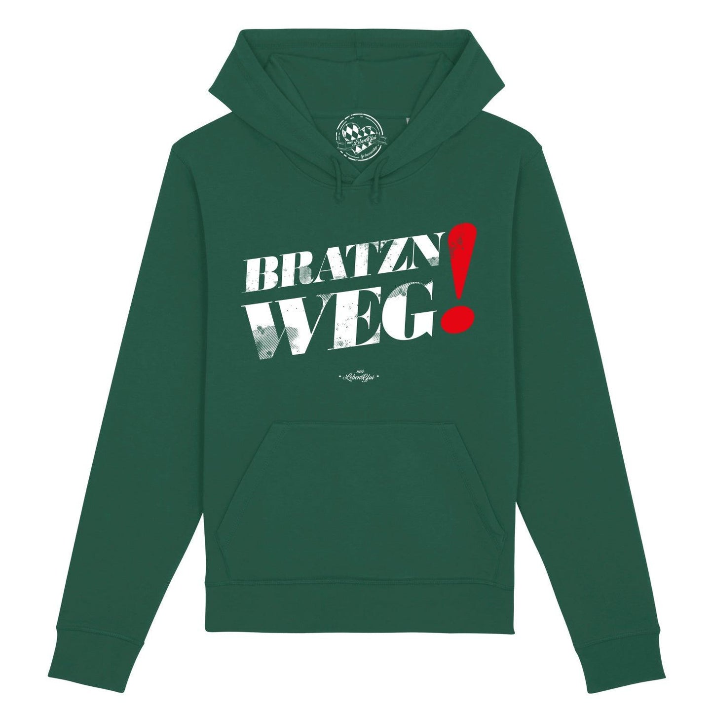 Herren Hoodie "Bratzn weg"