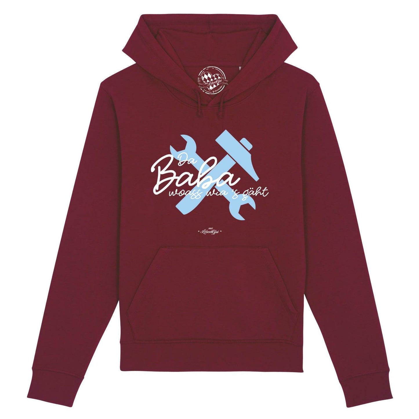 Herren Hoodie "Da Baba woass wia's gÃ¤ht"