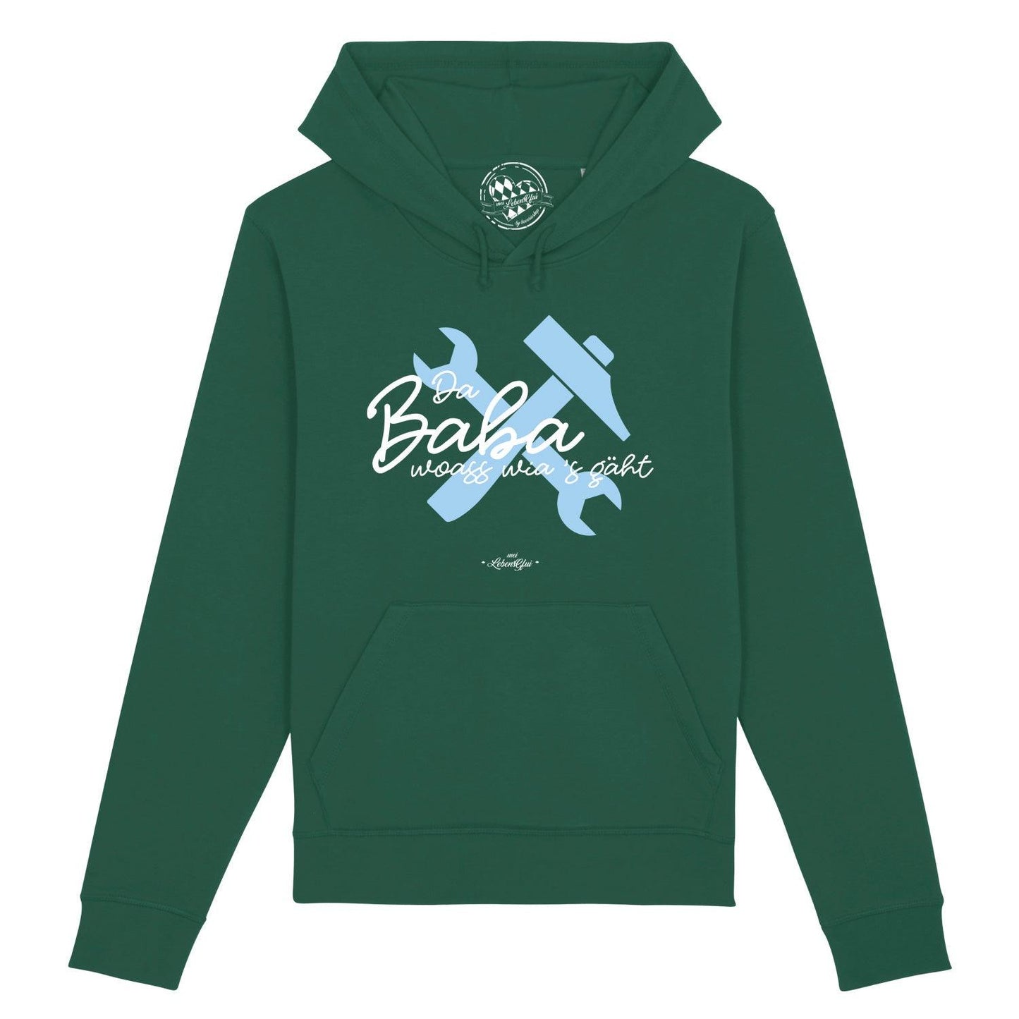 Herren Hoodie "Da Baba woass wia's gÃ¤ht"