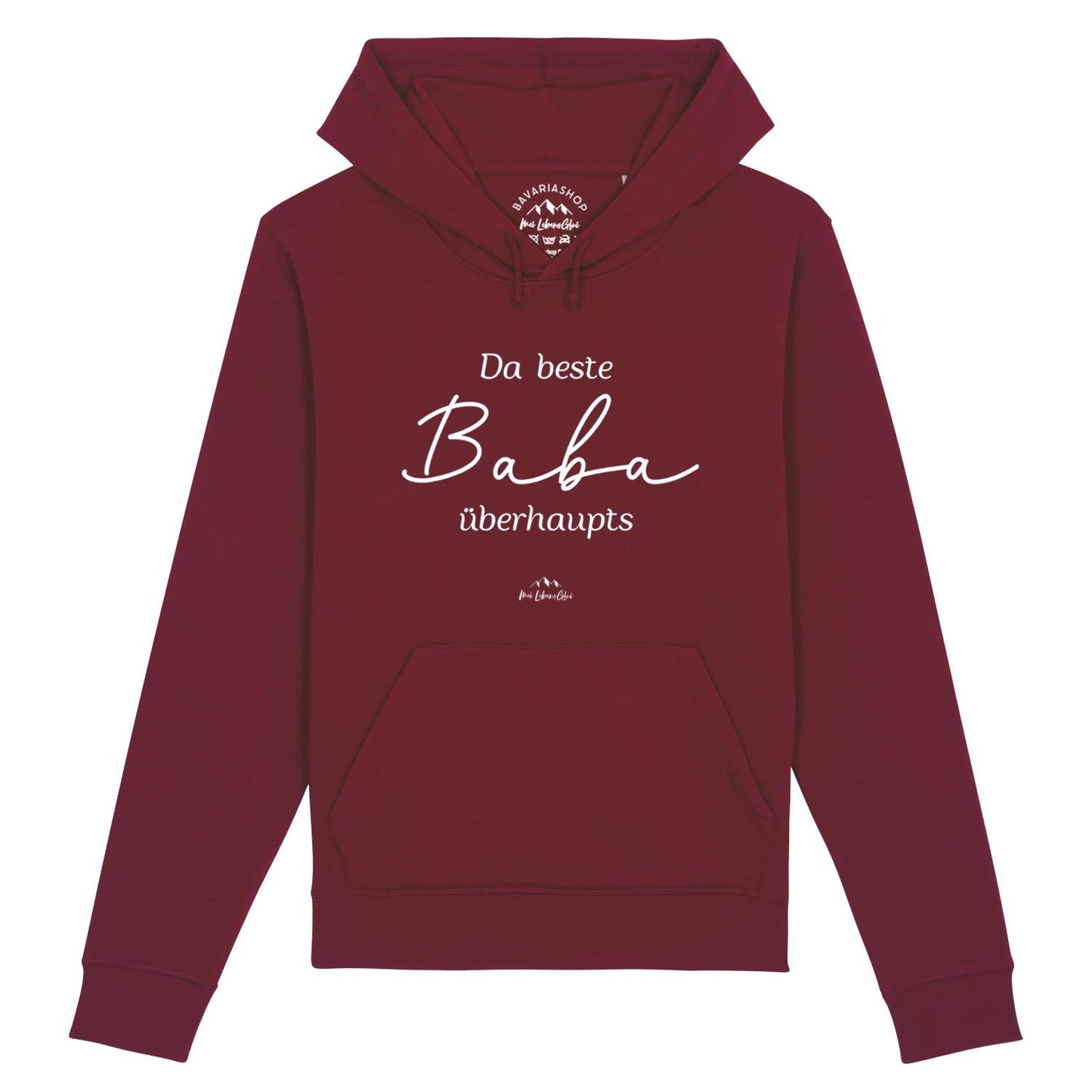 Herren Hoodie "Da beste Baba Ã¼bahaupts"