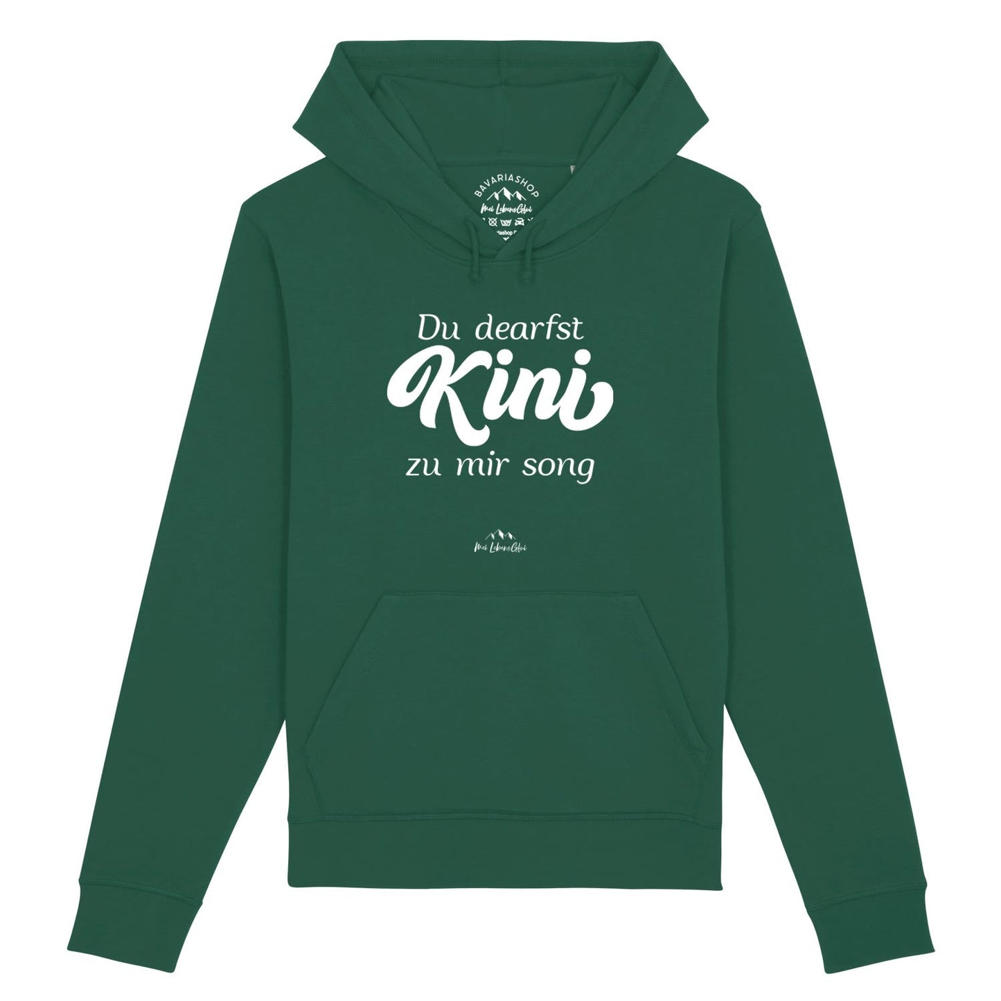 Herren Hoodie "Du dearfst Kini zu mir sogn"