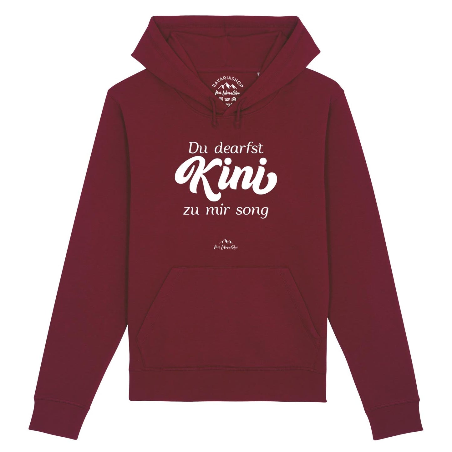 Herren Hoodie "Du dearfst Kini zu mir sogn"