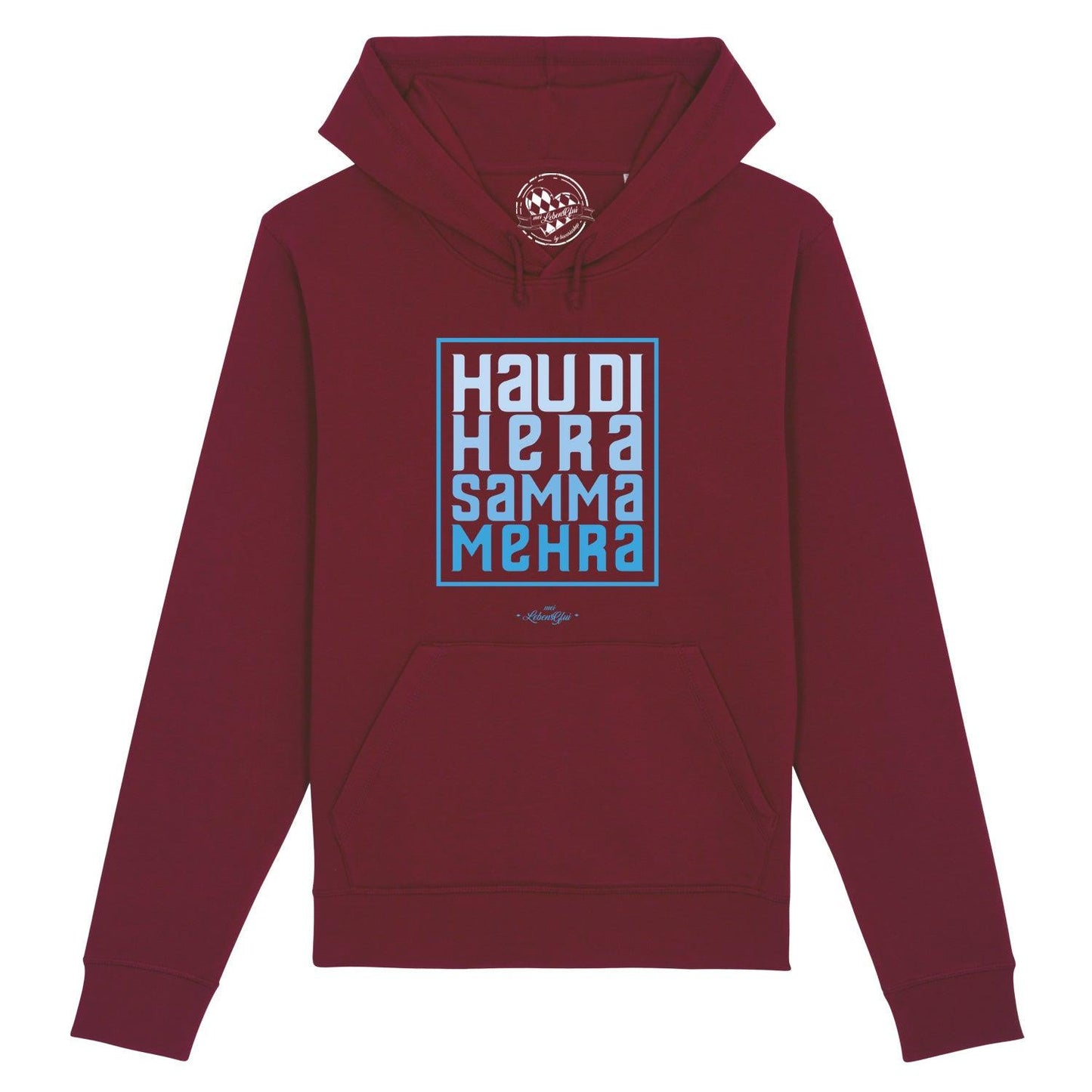 Herren Hoodie "Hau di hera"
