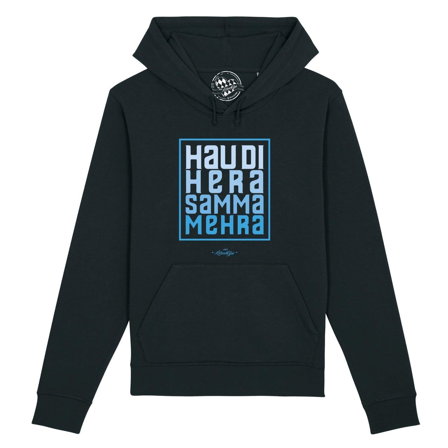Herren Hoodie "Hau di hera"