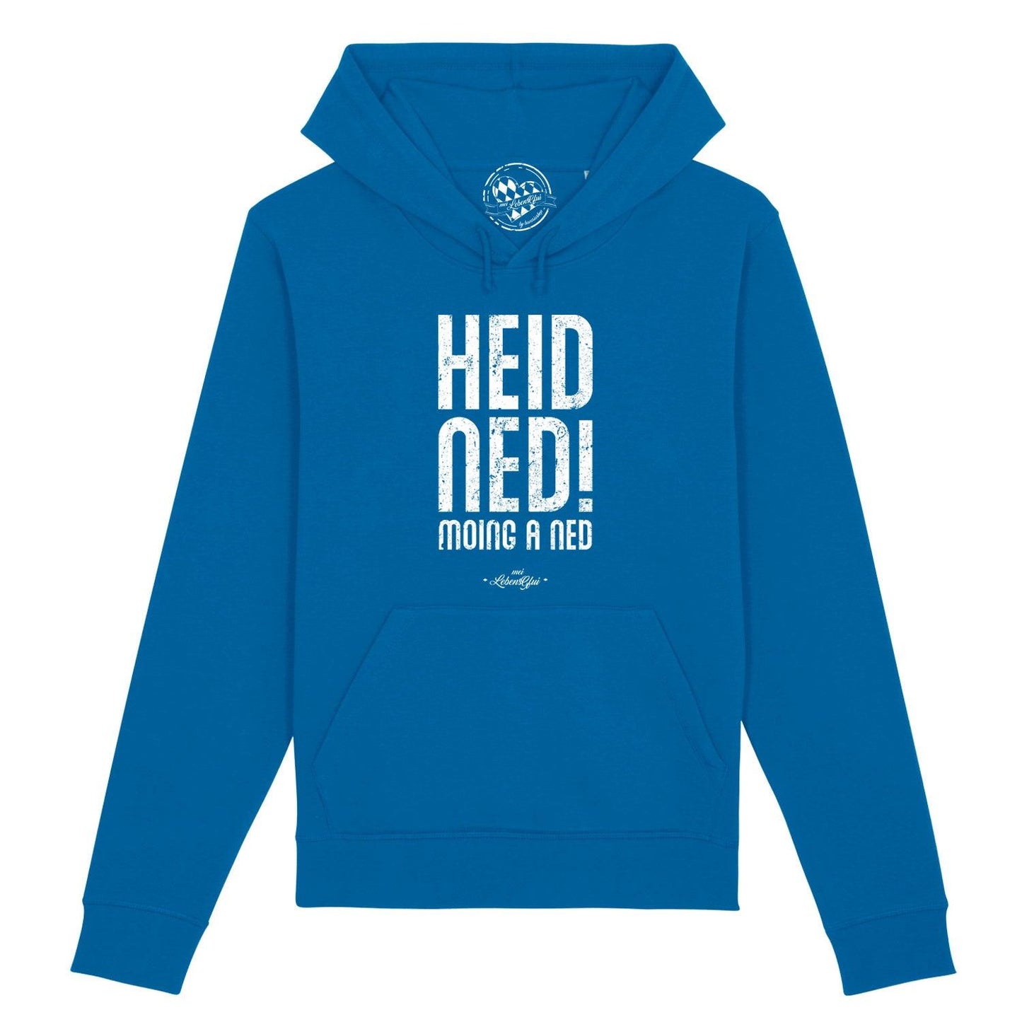 Herren Hoodie "Heid ned moing a ned"