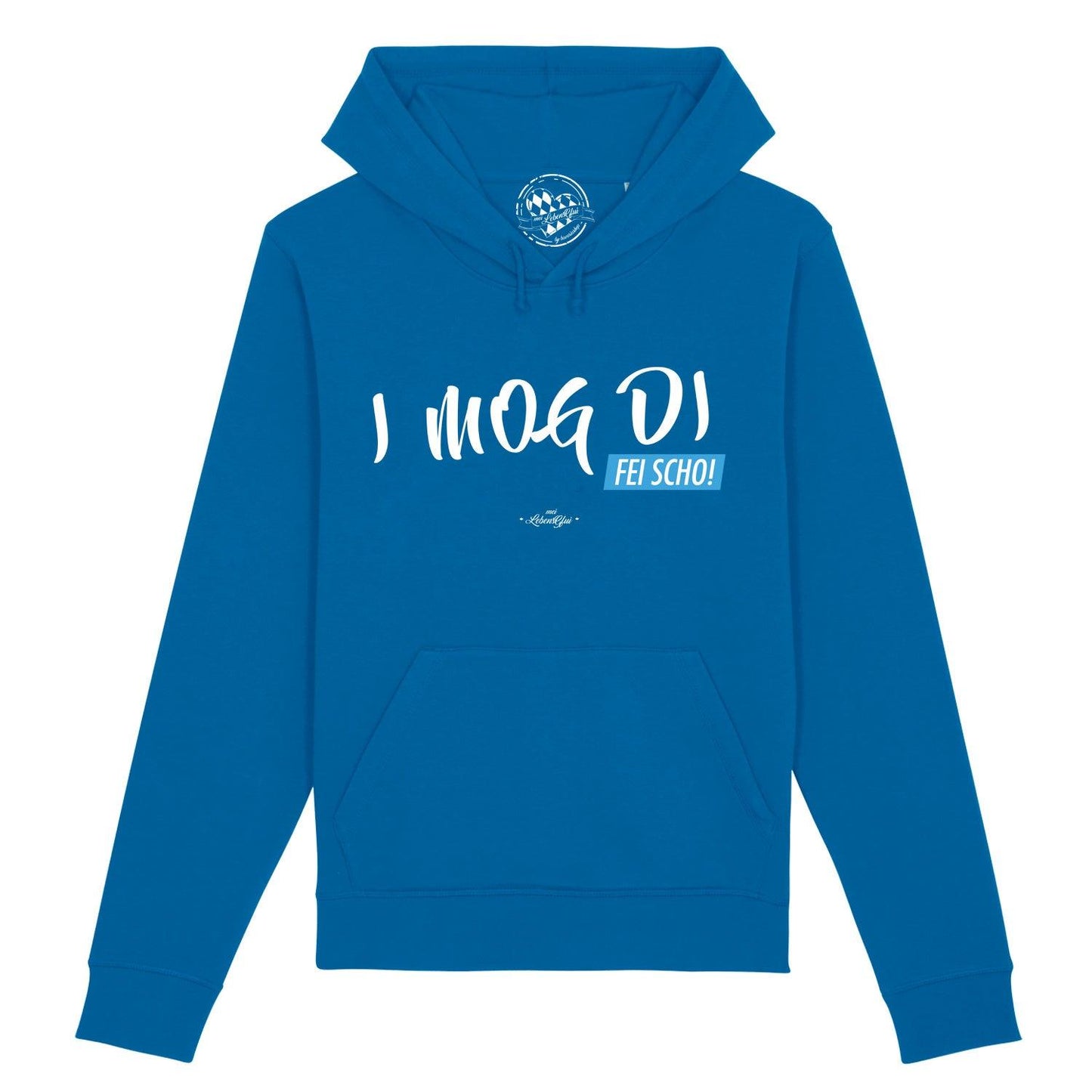 Herren Hoodie "I MOG DI, fei scho"