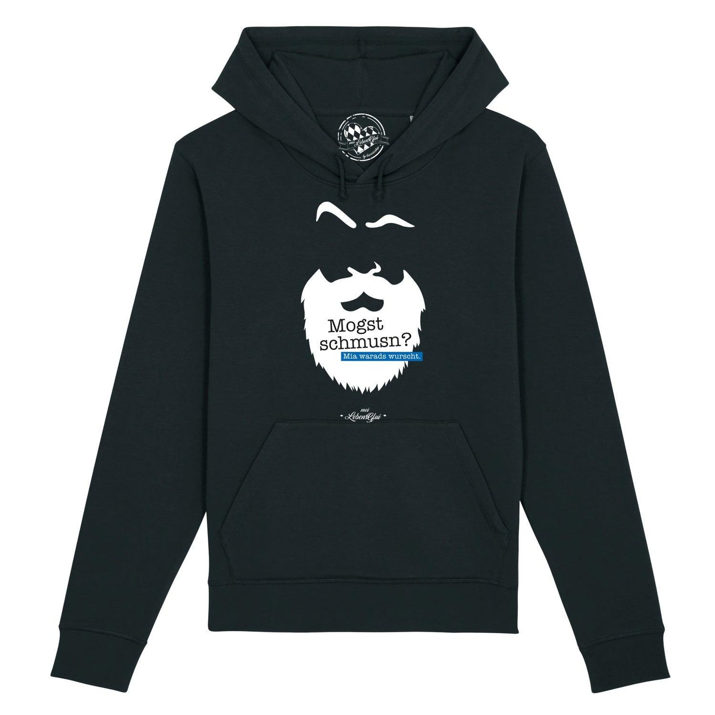 Herren Hoodie "Mogst schmusn?"
