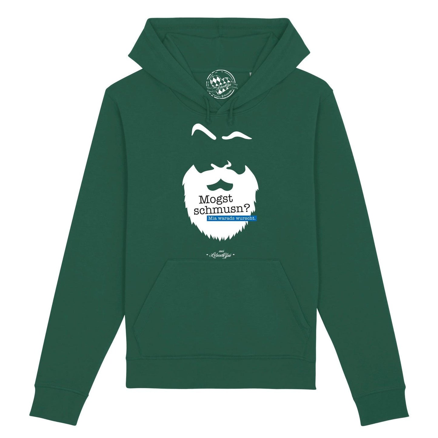Herren Hoodie "Mogst schmusn?"