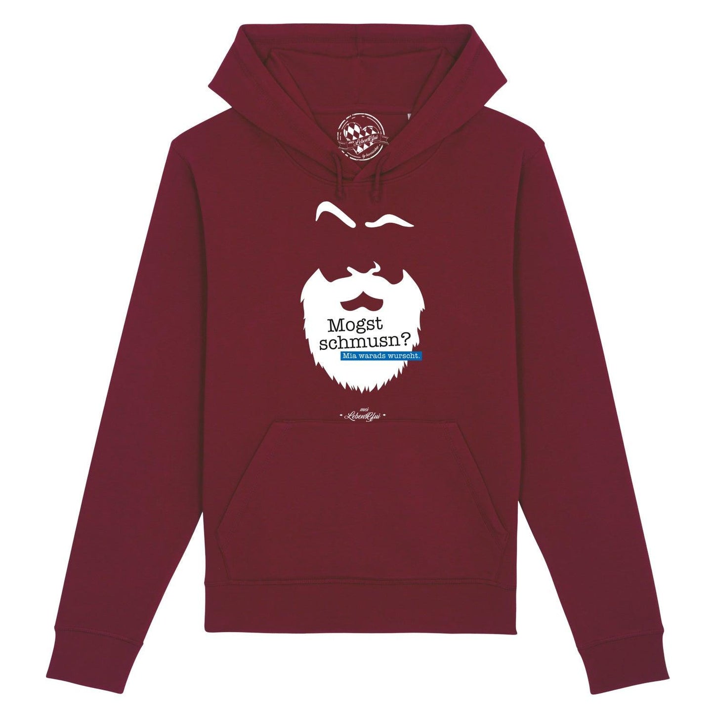 Herren Hoodie "Mogst schmusn?"