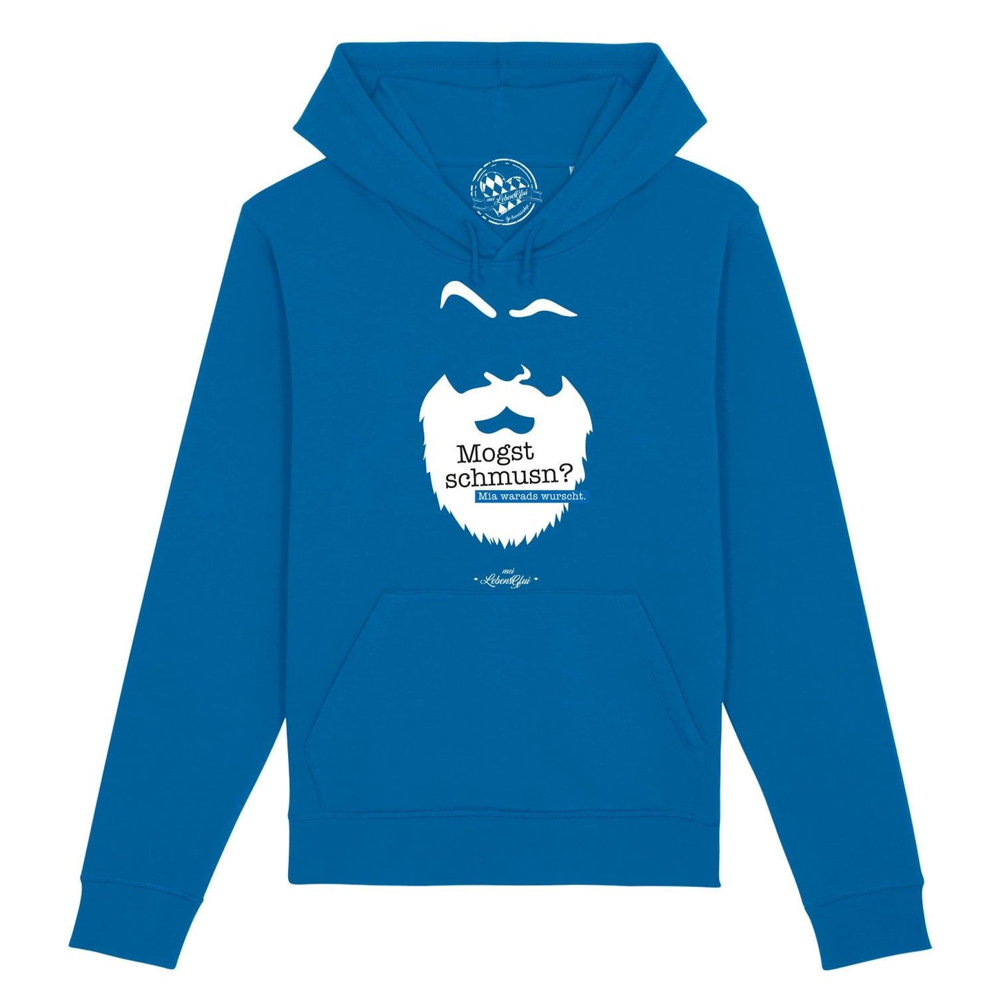 Herren Hoodie "Mogst schmusn?"
