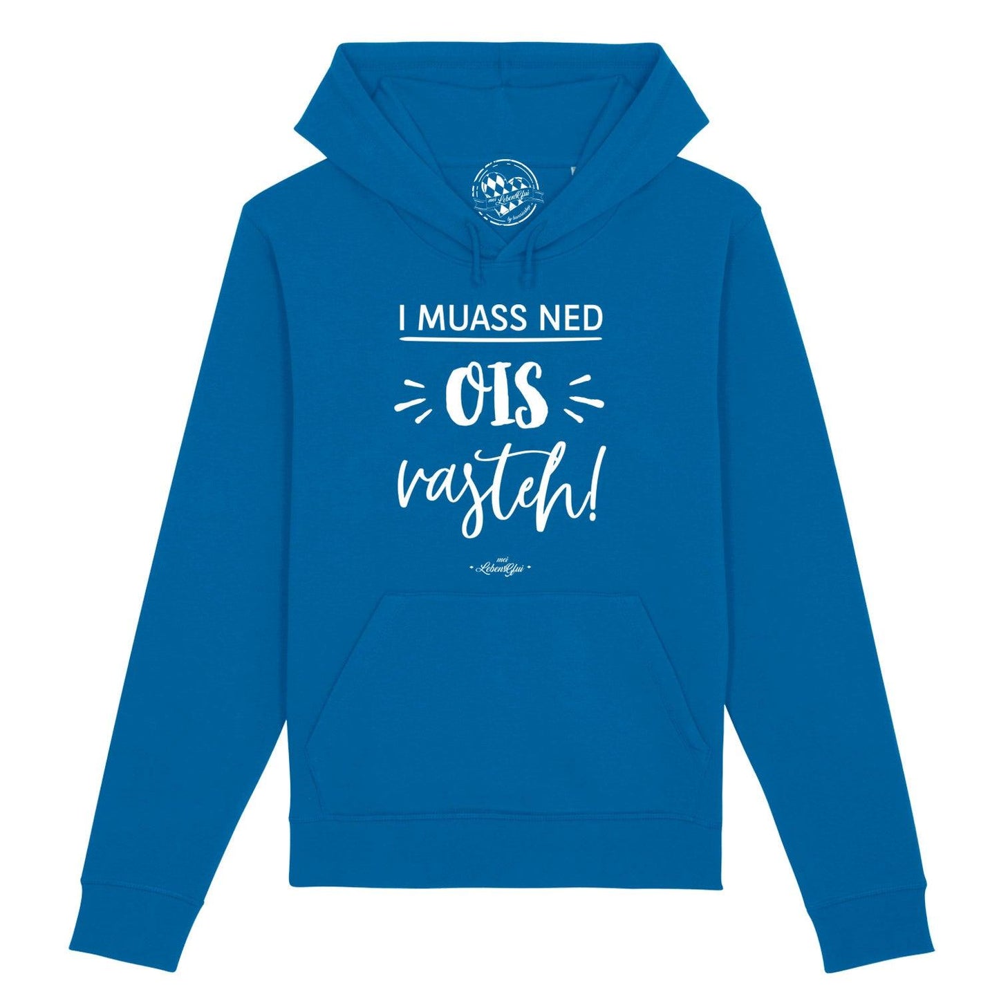 Herren Hoodie "...ned ois vasteh!"