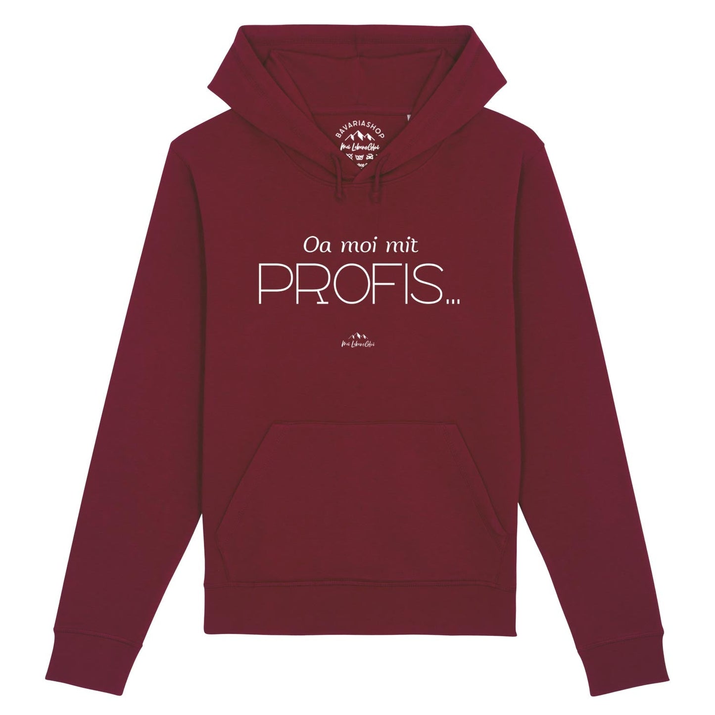 Herren Hoodie "Oa moi mit Profis!"