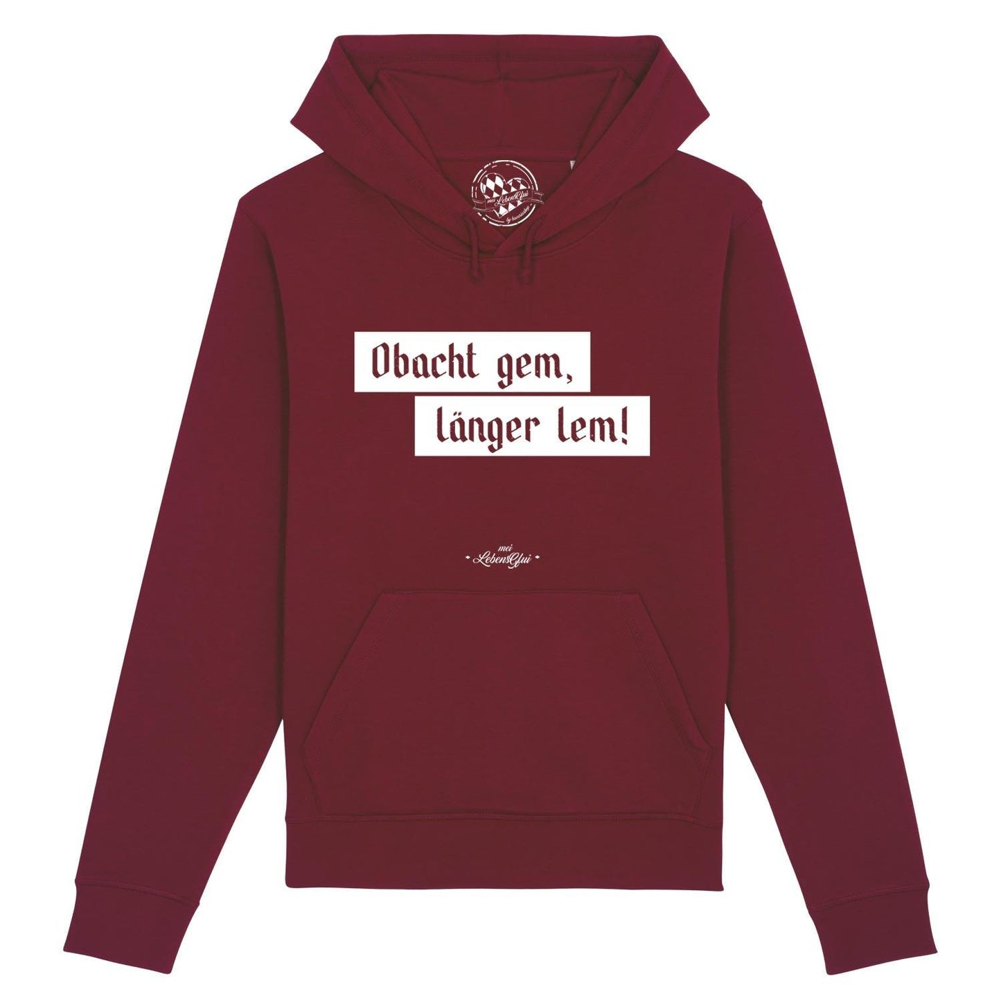 Herren Hoodie "Obacht gem..."