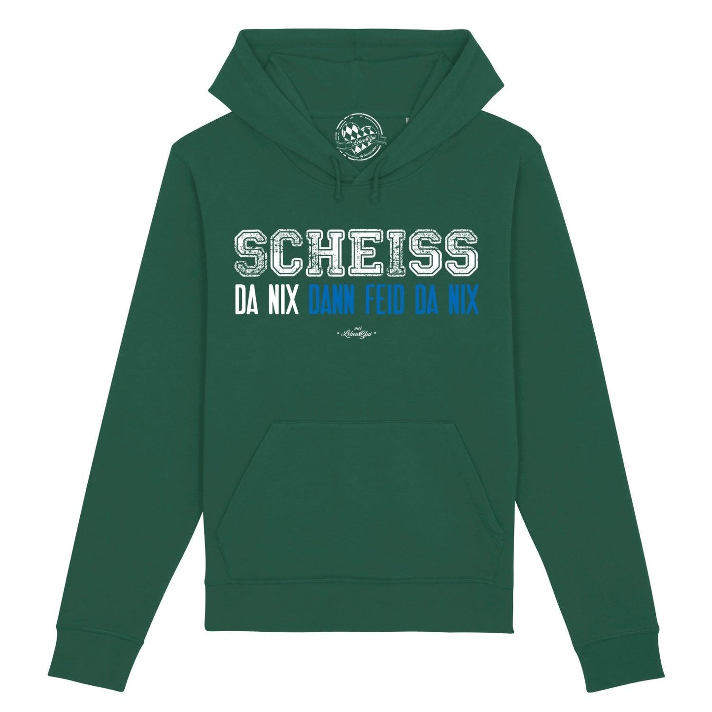 Herren Hoodie "ScheiÃƒÅ¸ da nix"