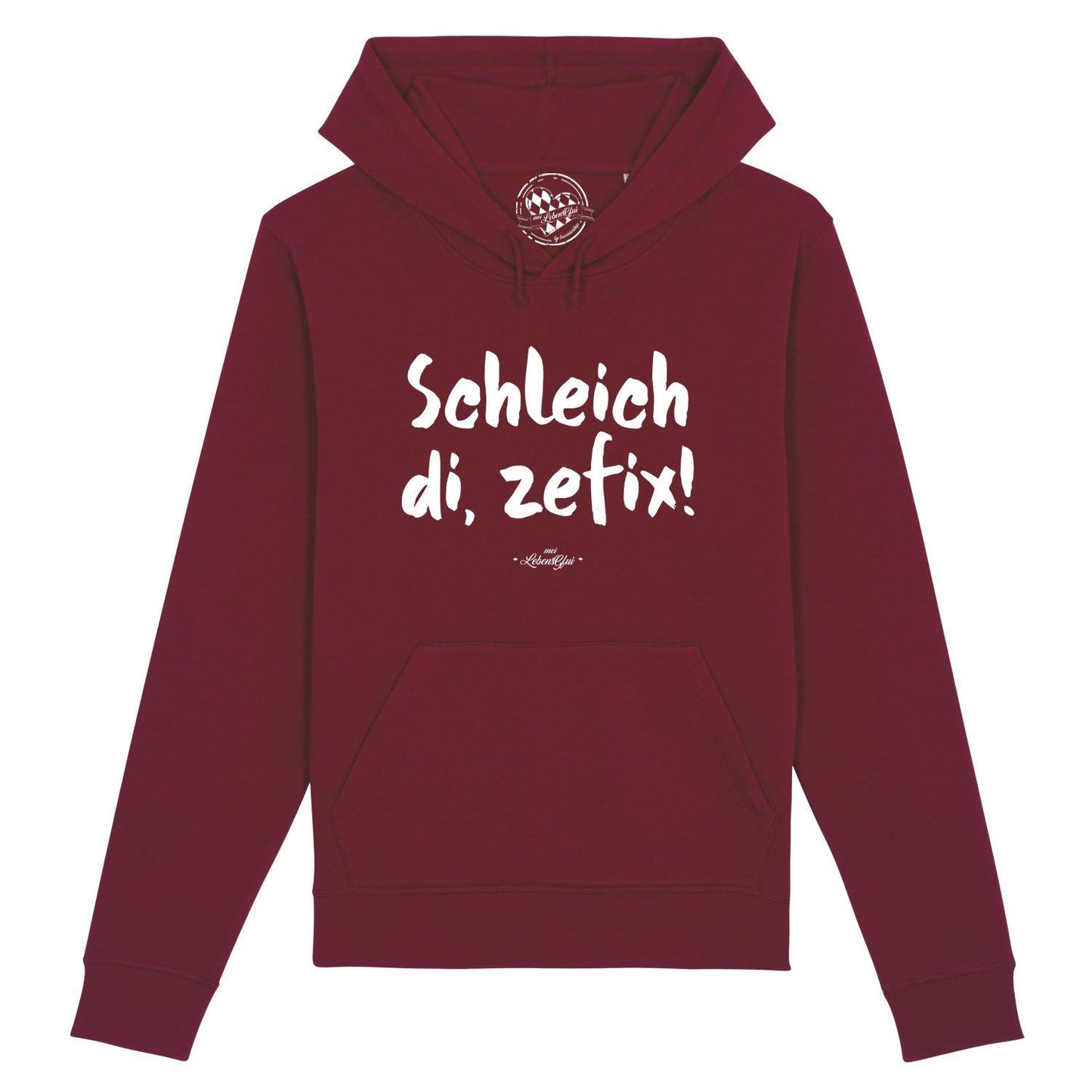 Herren Hoodie "Schleich di zefix!"