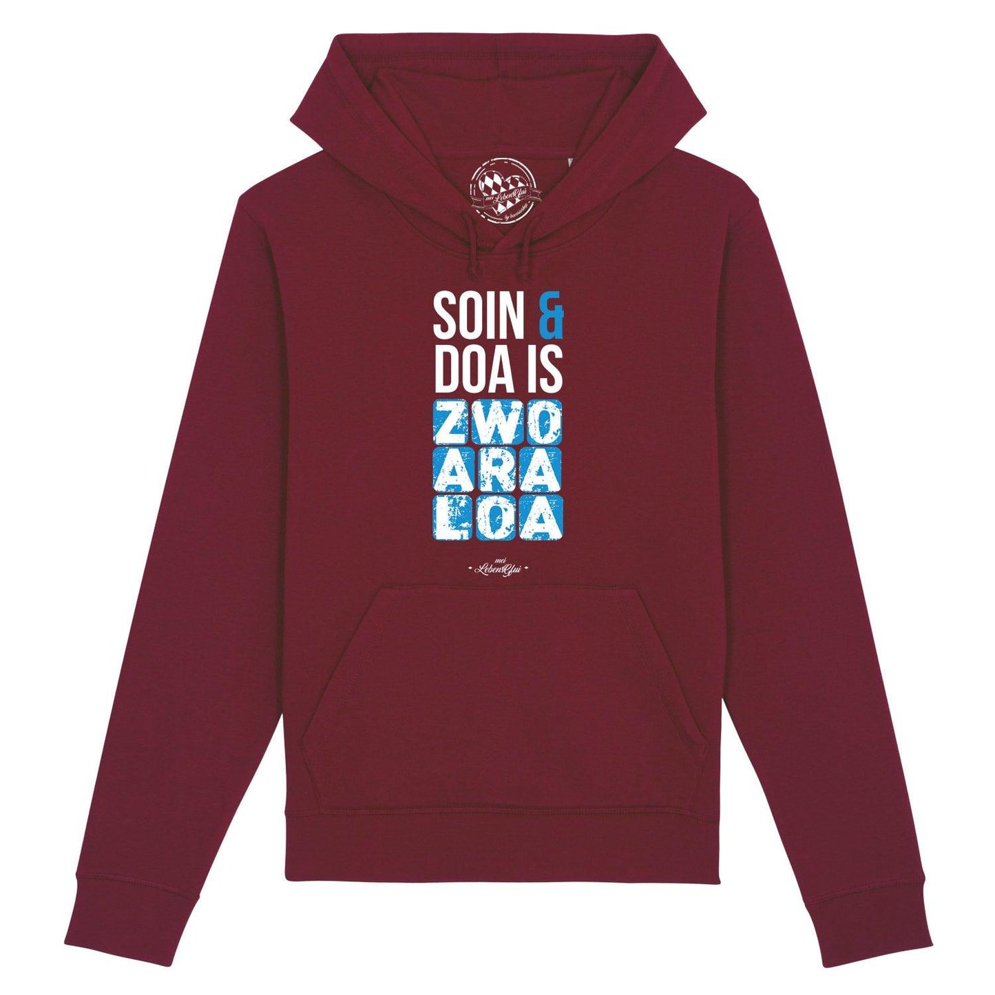 Herren Hoodie "Soin und doa"