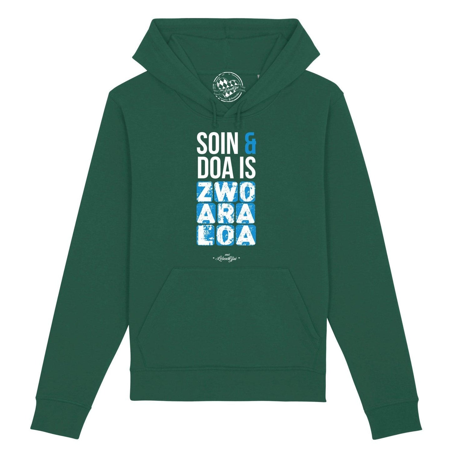 Herren Hoodie "Soin und doa"