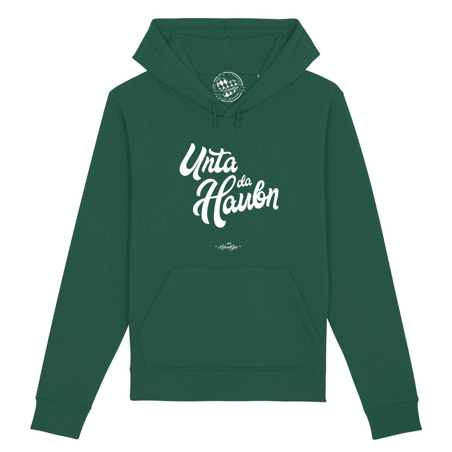 Herren Hoodie "Unta da Haubn"